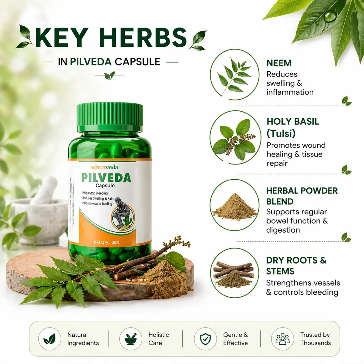 Pilveda Combo: Syrup & Capsules Ashwaveda