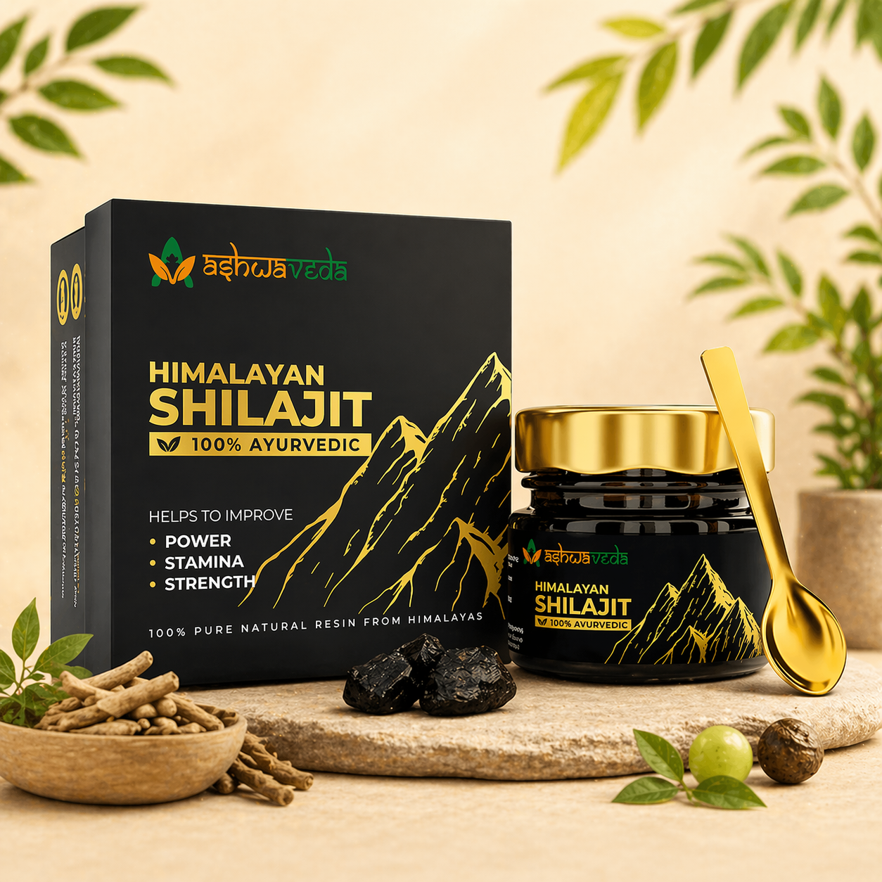 Ashwaveda Pure Shilajit Resin
